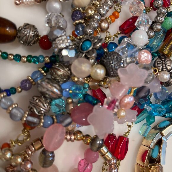 Craft Jewelry Lot 1lb, Beads, Charms, Findings, Rhinestones, Custom Send Request - Picture 15 of 15